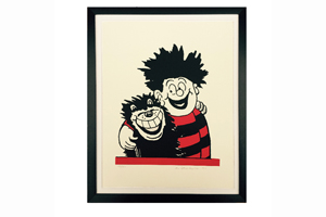 Dennis The Menace and Gnasher Hug – Limited Edition Screen Print